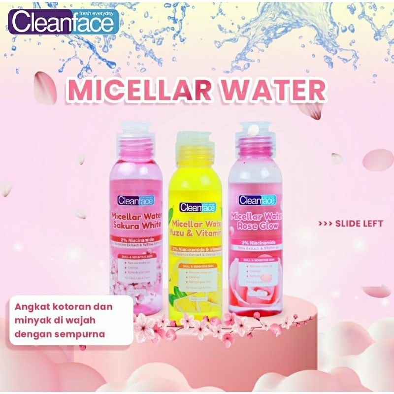 Purbasari Cleanface Micellar Water 100 250 Ml