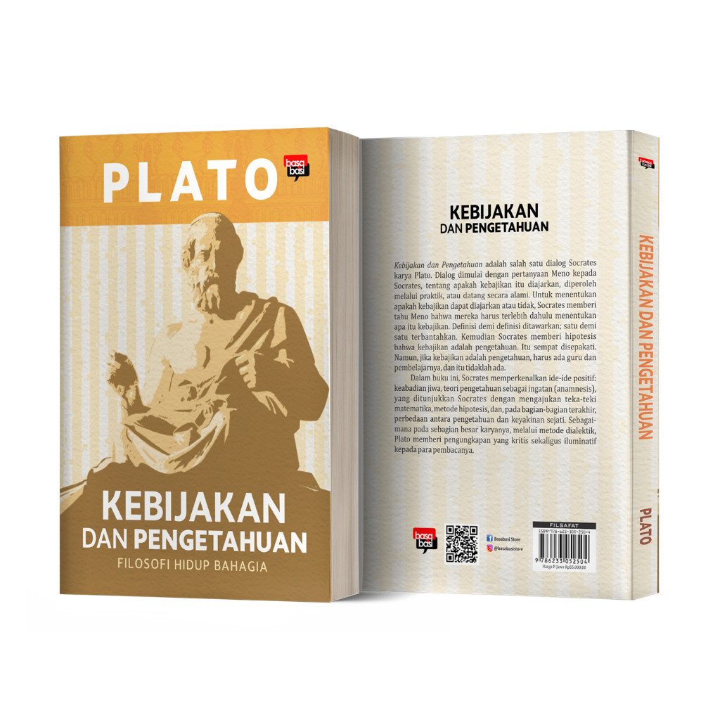 Buku Kebijakan dan Pengetahuan (Filosofi Hidup Bahagia) - Plato