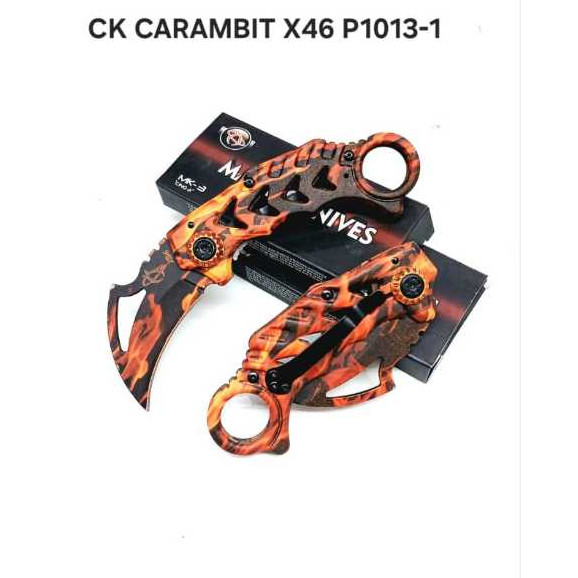 Pisau lipat luar X64 pisau cakar untuk berkemah, portable, kecil, lurus, multifungsi, pisau tentara 
