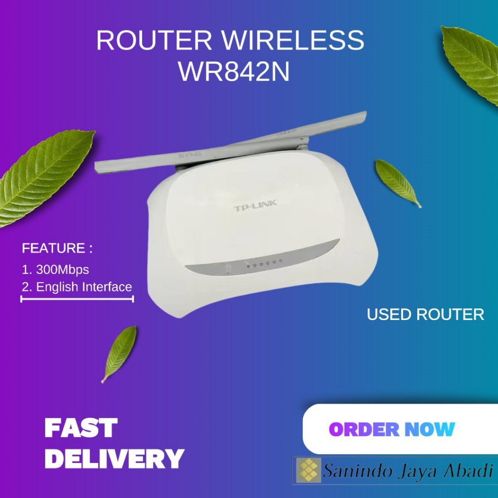 Router wireless WR842N 300Mbps Bekas