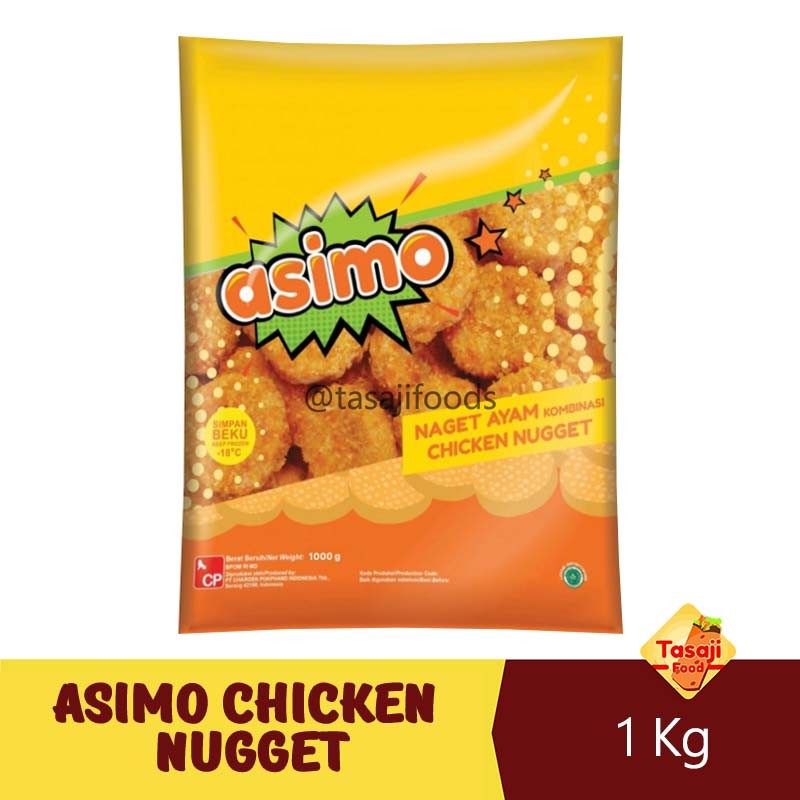 

Asimo Chicken Nugget 1 KG Naget Ayam Frozen Food