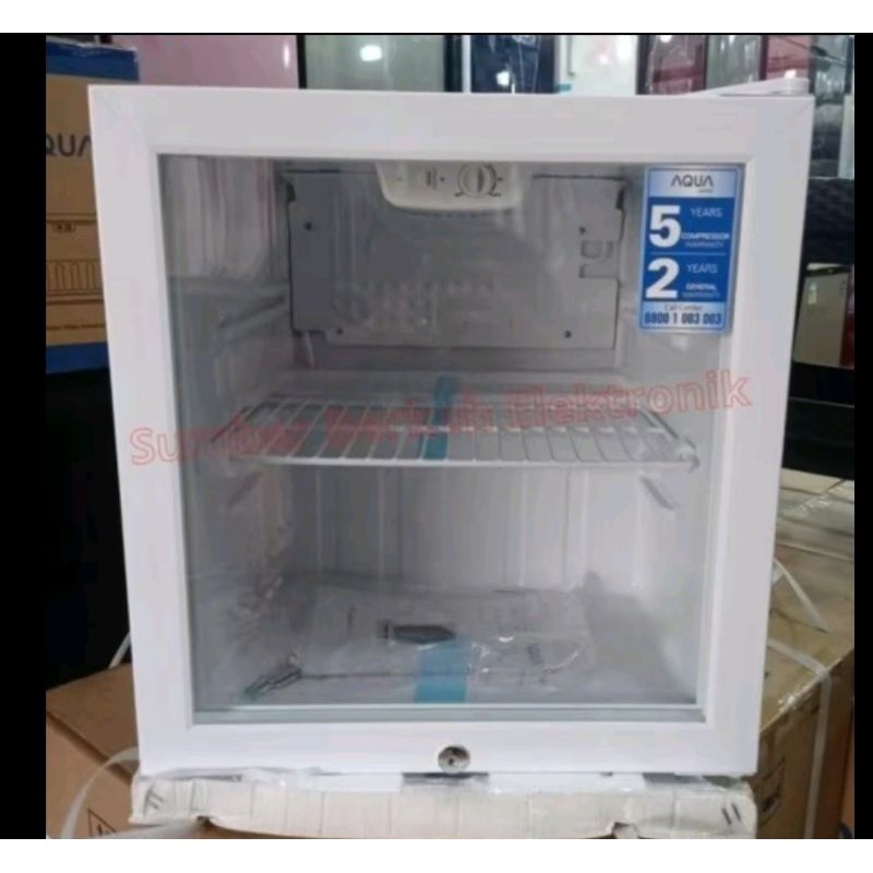 Showcase AQUA AQB-50 | Kulkas mini kecil display kaca cooler aqb50