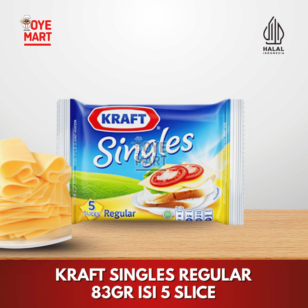 

KEJU KRAFT SINGLES REGULAR 83GR ISI 5 PCS / KEJU SLICE