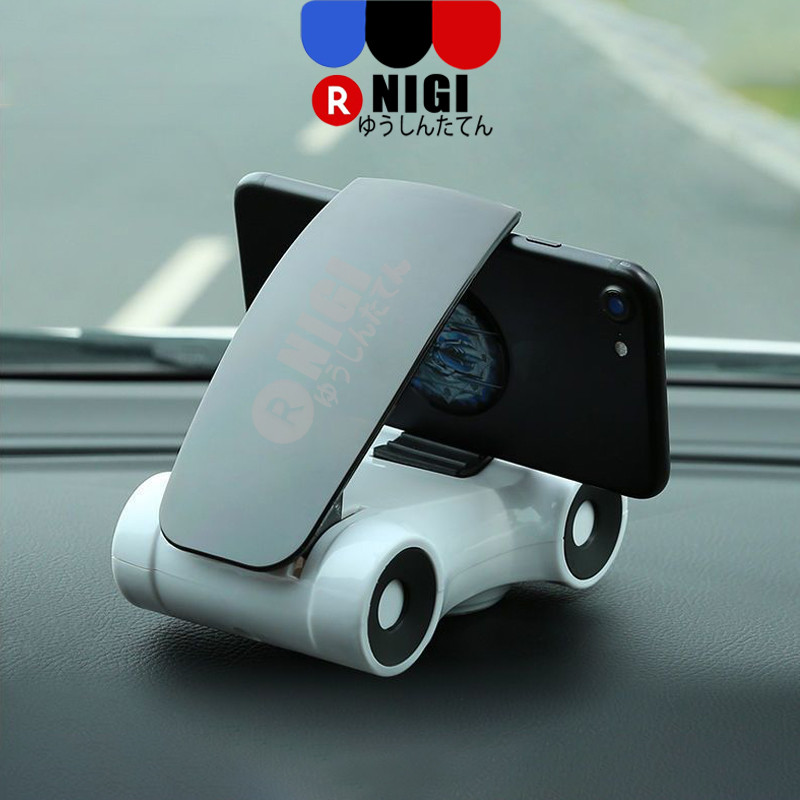 NIGI Holder HP Mobil Model Mobil Universal Jepit 360 Derajat Dudukan HP Dashboard Mobil Car Phone
