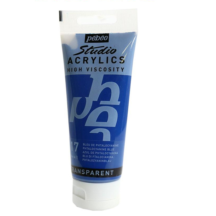 

Gramedia Surabaya - CAT PEBEO ACRYLIC 100ML PHATALOCYANINE BLUE 831-017