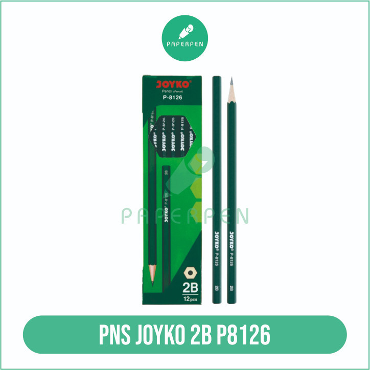 

(SN.ATK) (Pak) Pensil Joyko P8126/Pensil Sekolah/Pensil 2B/Pensil 2B Joyko