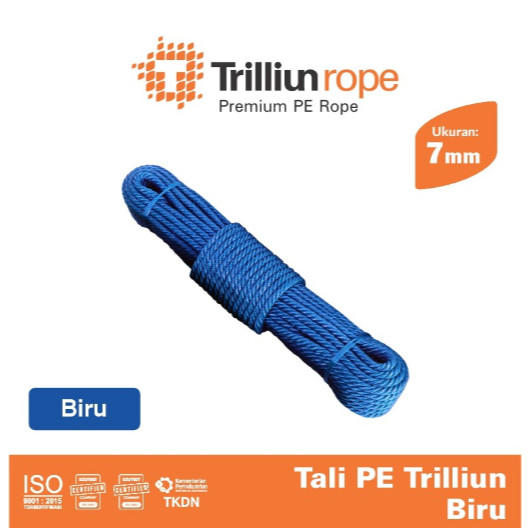 TALI TAMPAR 7mm ECERAN TRILLIUN TAMBANG ROPE