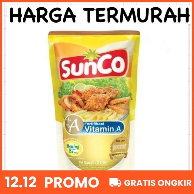 

HARGA KHUSUS TOKO BARU MINYAK GORENG SUNCO POUCH 2 liter PROMO 12.12