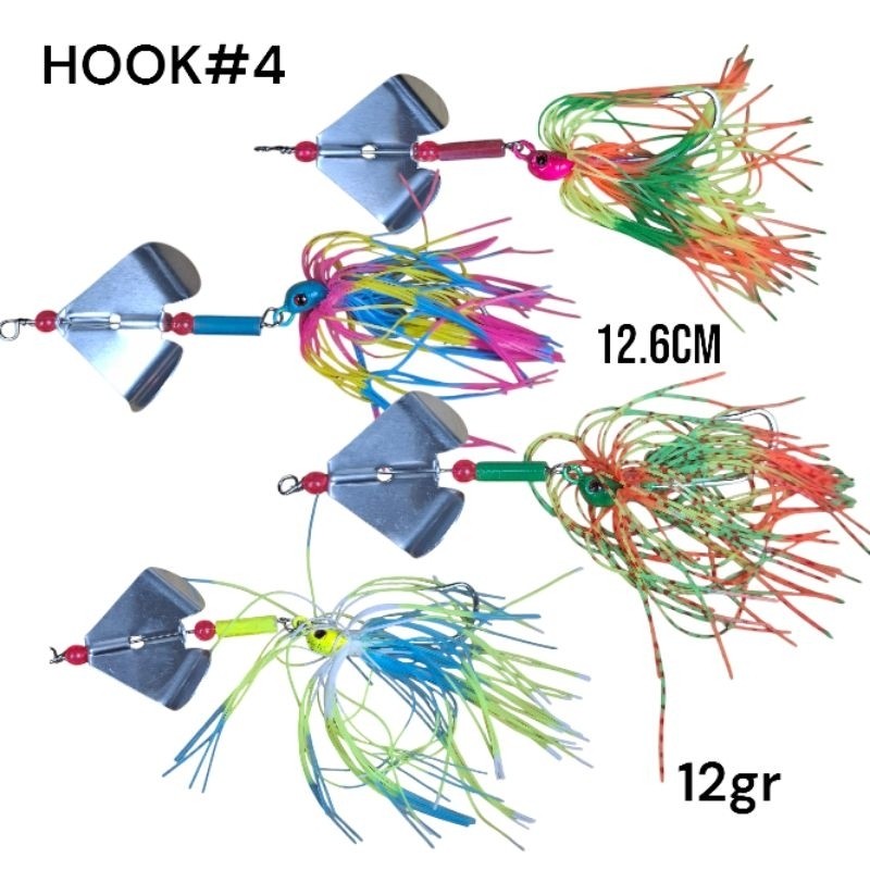 umpan pancing casting kakap killer spinner bass buzz bait