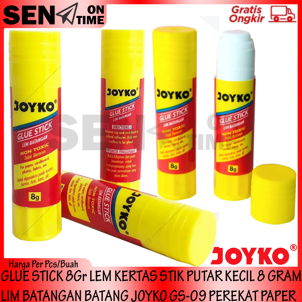 

Glue Stick 8gr Lem Kertas Stik Putar Putih Kecil 8 Gram Lim Batangan Batang Joyko Gs-25 Perekat Paper Foto Materai Karton Kain Elem Serbaguna Non Toxic Alat Perlengkapan Sekolah Kantor Rekatkan Yang Kuat