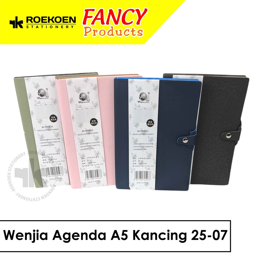 

Wenjia Agenda A5 Kancing 25-07