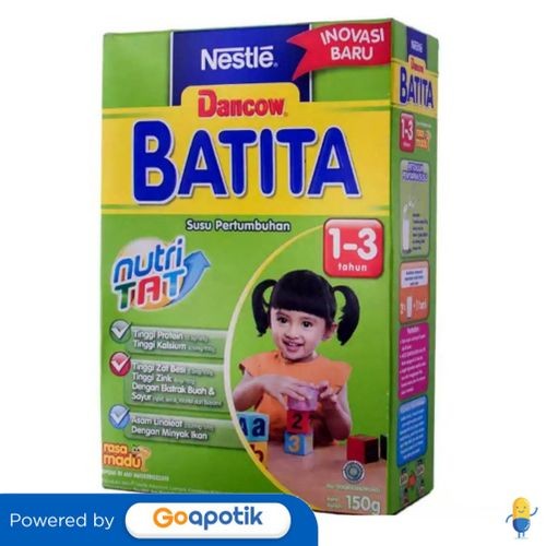 

Dancow Batita Usia 1-3 Tahun Rasa Madu 150 Gram Box