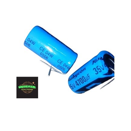 Capasitor elco 4700uf 35v Rubycon Termurah