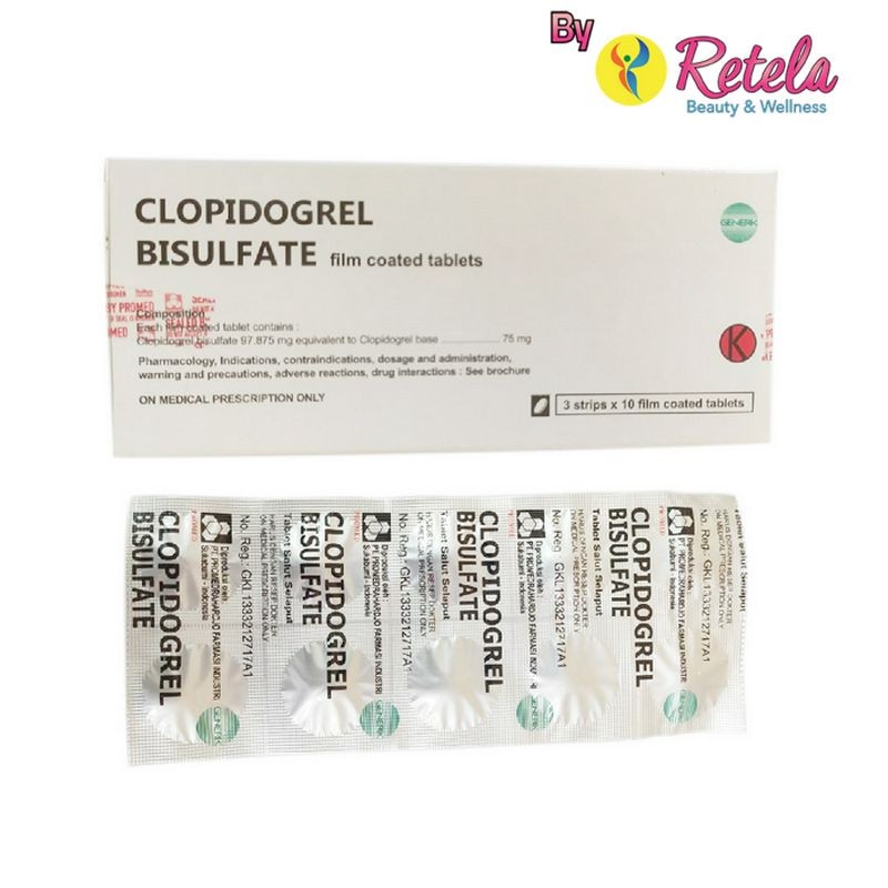CLOPIDOGREL BISULFATE 1 STRIP 10 TABLET