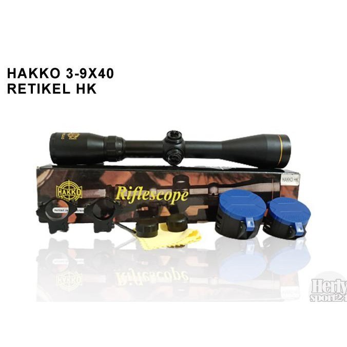 TERBARU DAN TERLARIS  NEW - TELESKOP TEROPONG HAKKO 3-9X40 HK  / 4-16x44 HK / 4X40 HK / SCOPE HAKO R