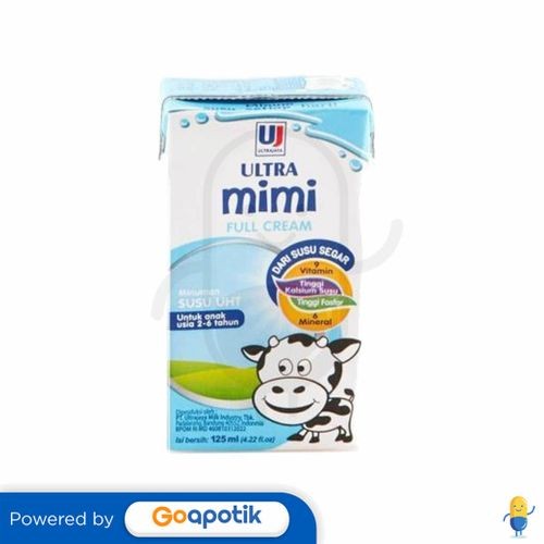 

Ultra Mimi Full Cream 125 Ml Tetrapack