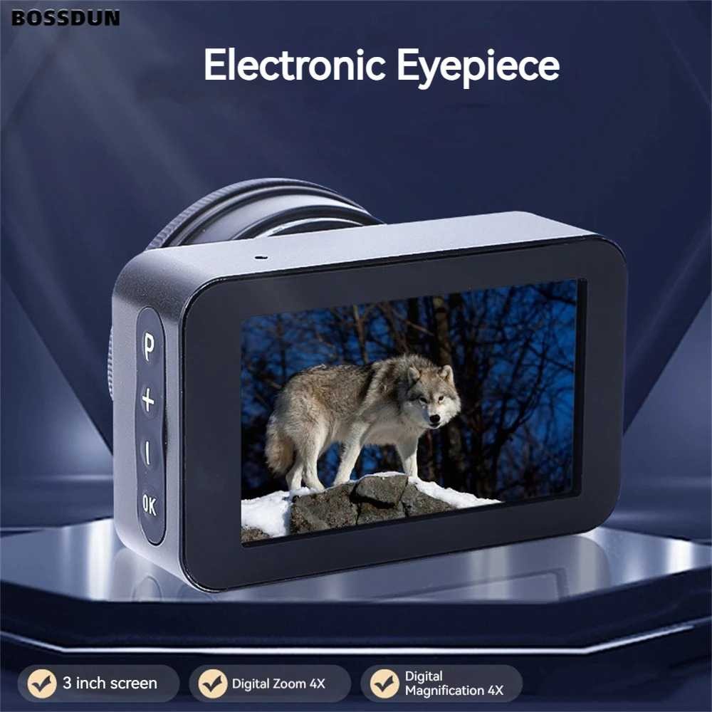 BOSSDUN Eyepiece Telescope Digital Camera 1080p 3 Inch Display - PB-46