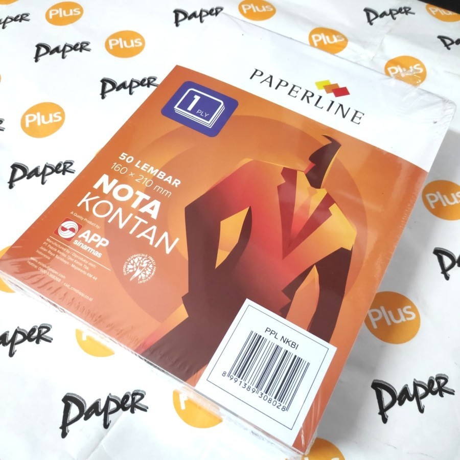 

Nota Kontan besar 1 ply Paperline 1 play RANGKAP 1Buku saja