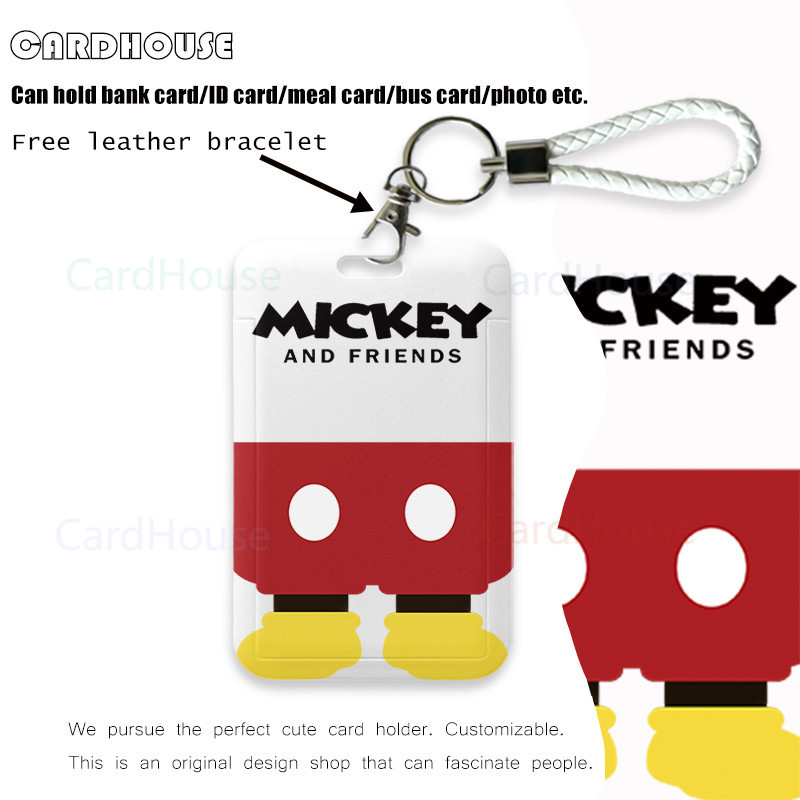 

( CardHouse ) INS ID CARD HOLDER Mickey Kartun LT65 Tempat Kartu Photocard Photo Card KARTUN