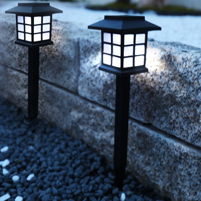 LAMPU HIAS TAMAN PAGAR MINIMALIS SOLAR TENAGA SURYA TANCAP TANAM TANAH