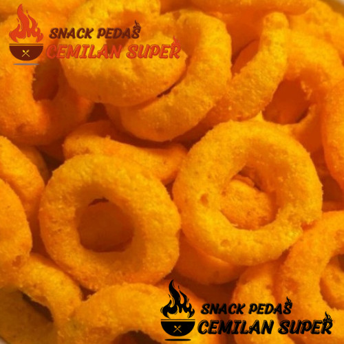 

CS CIKI CINCIN 500gr Snack Ring Keju Ciki Ring Keju Cheese Ring Snack Keju Ring Cheese Chiki Ring Kej