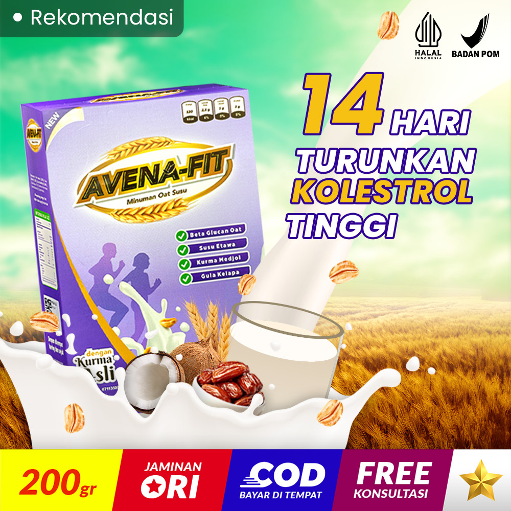 

AVENAFIT Oat Milk Menurunkan Kolesterol Menjaga Kesehatan Jantung 100% Alami Tanpa Efek Samping