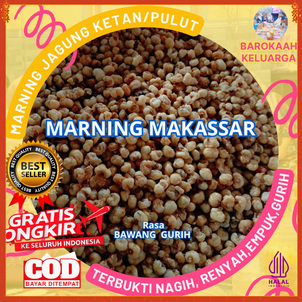 

CEMILAN Snack MARNING JAGUNG SULTAN/ SNACK MARNING JAGUNG PREMIUM/ MARNING JAGUNG SUPER DUPER EMPUK RENYAH (250gr)