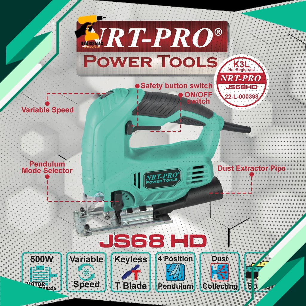 JIGSAW / GERGAJI TRIPLEK JS 68 HD NRT-PRO