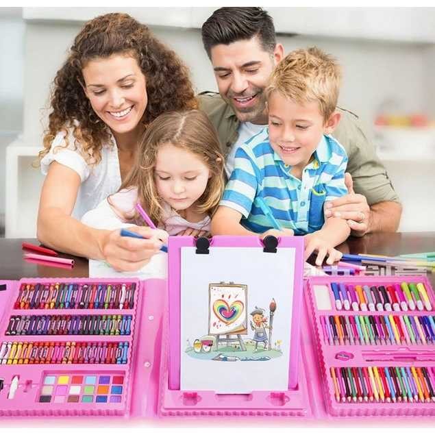 

ALHQSTR ZFK Super Mega Set Alat Mewarnai Anak Colorful Children 208 PCS - ZF208‼️COD‼️