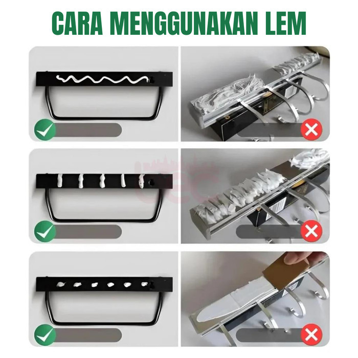 

[BEC] Lem Pengganti Paku Tembok No More Nail SuperKuat Original Tertell Nail Free Glue Perekat Dinding Super Kuat 20 Gram - Merek Tertell