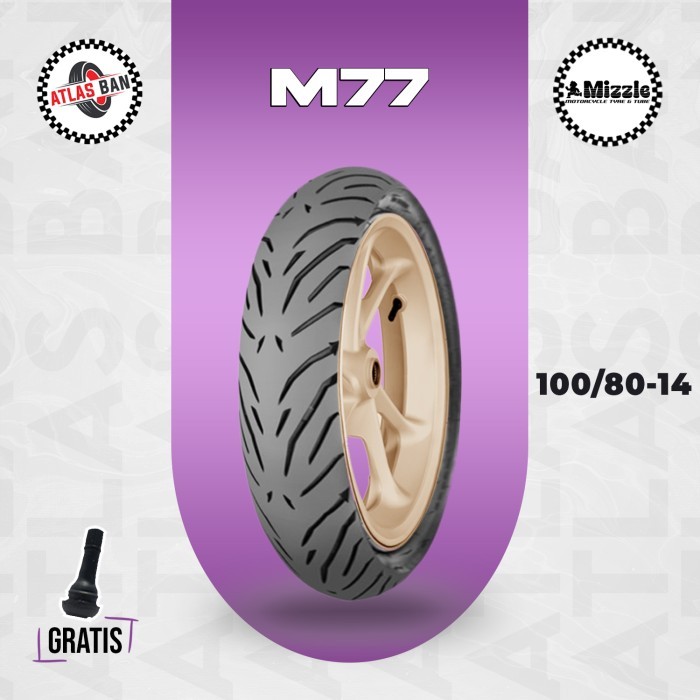 Ban Tubles Motor Matic MIZZLE M77 100/80 Ring 14