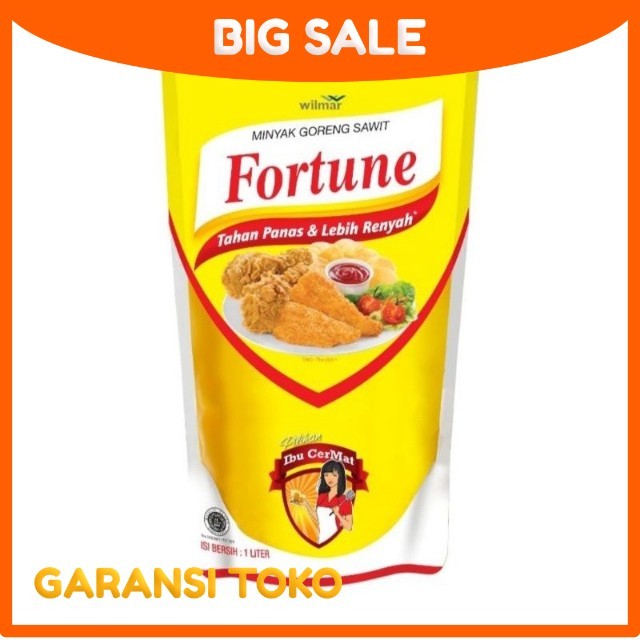 

MINYAK GORENG FORTUNE 1 LITER PROMO TOKO