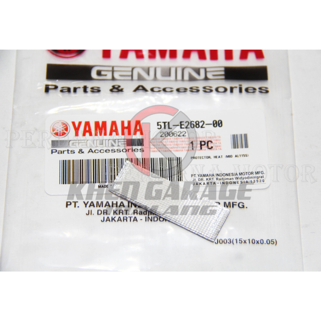 5TL-E2682-00 PROTEKTOR PROTECTOR HEAT MIO FINO SOUL ASLI YAMAHA ORIGINAL YGP