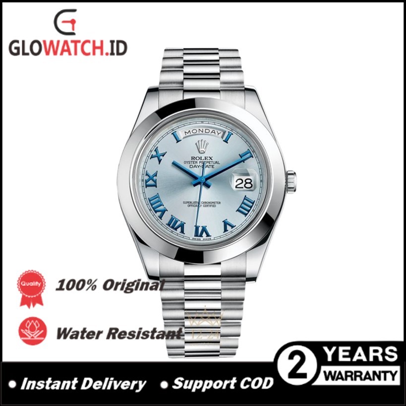 [Promo] Jam Tangan Pria Rolex 218206-0043 Day-Date II President Automatic Stainless Steel Strap Mirr