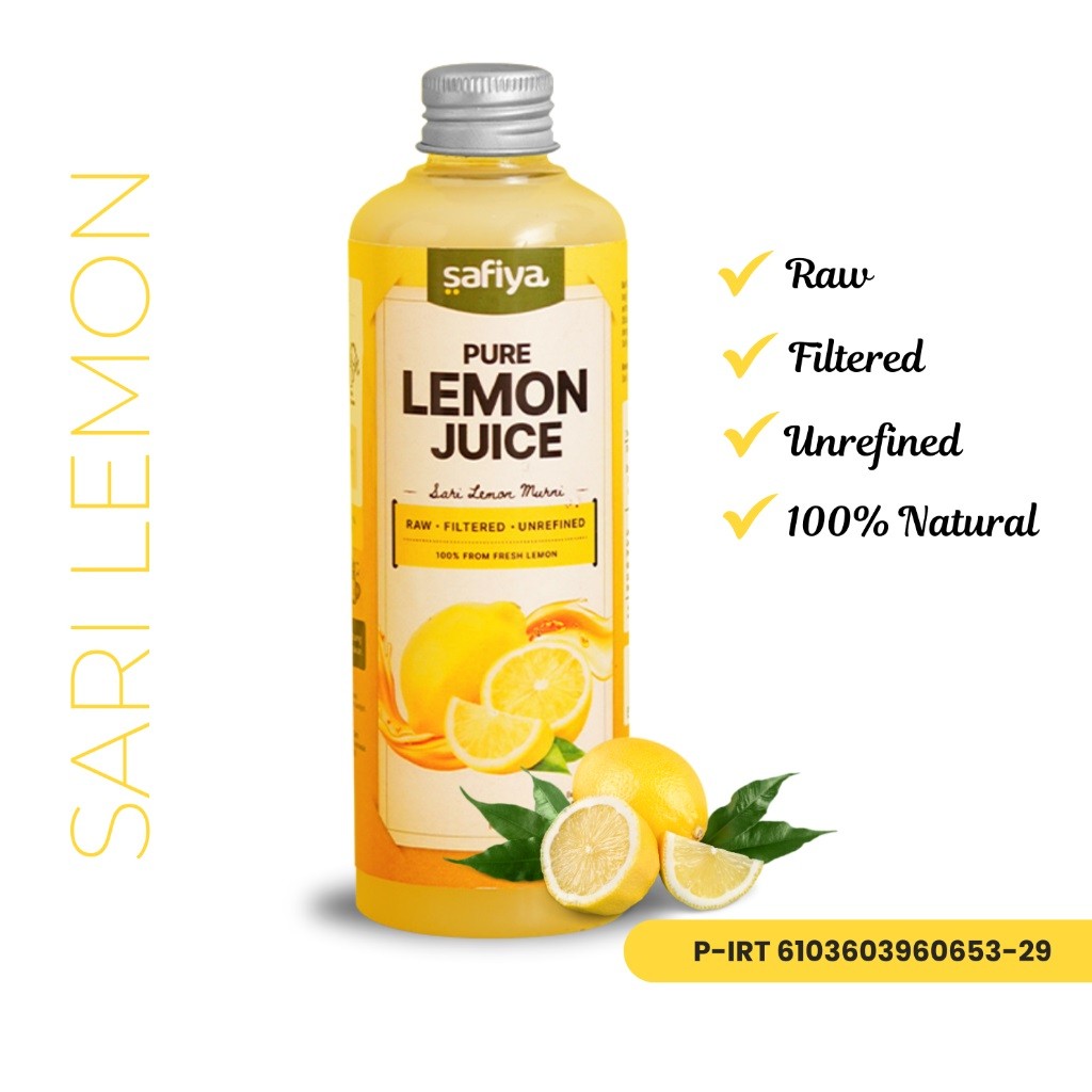 

SARI LEMON SAFIYA 500 ML PURE LEMON FRESH 100% MURNI