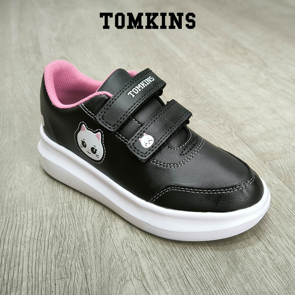 TOMKINS Sepatu Anak TK Wonka - Black Pink