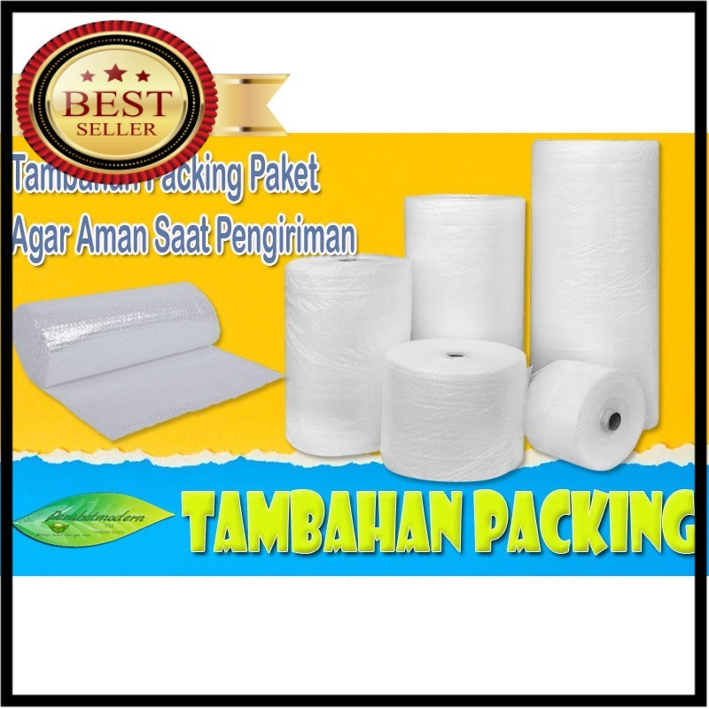 

tambahan packing buble wrap