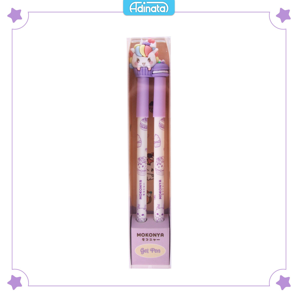 

Mokonya Pen with Topper 2450-2166 Purple / Pen / Alat Tulis - Adinata