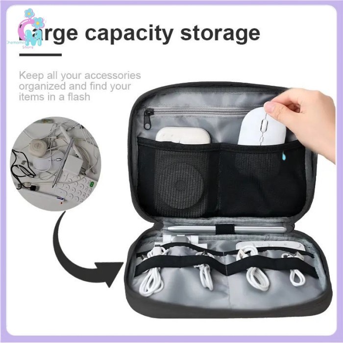 

- ZEST Tas Travel Organizer Gadget Storage Bag Large Capacity - RH2426 -
