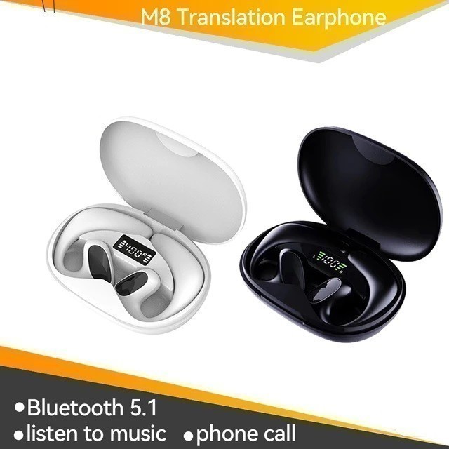 M8 Translator TWS Earphone - Headset Penerjemah 144 Bahasa Asing