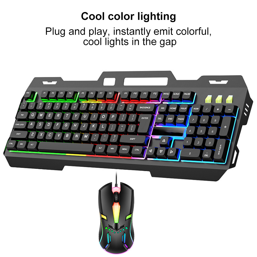 RGB Gaming Keyboard Gamer Keyboard And Mouse Kit Wired Mechanical Keyboard Gaming Keyboard And Mouse
