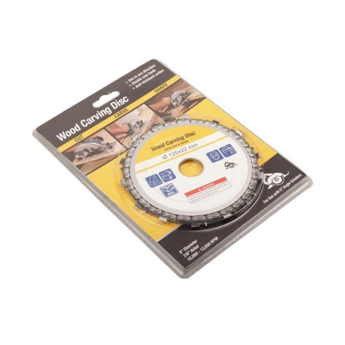 Wood Carving Disc 5 Inch / Mata Grinder Gerinda Chain Saw / 5" Gergaji