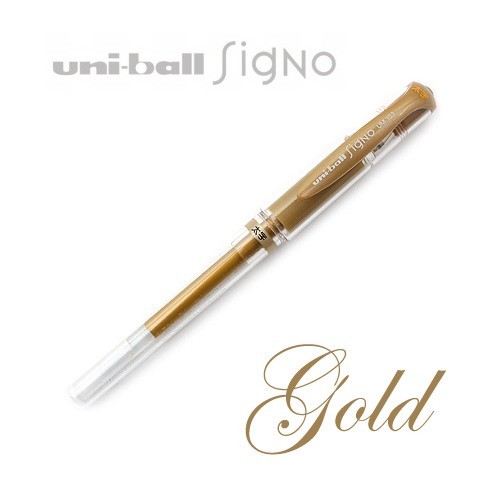 

[Best Seller] Uni-ball Signo Broad UM-153 Gold Pen (Gel Ink)