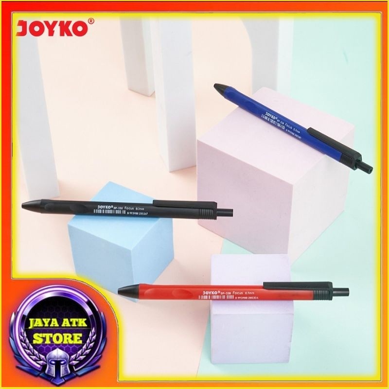 

Bolpen Retractable Murah JOYKO BP - 338 Focus 0,7 Mm Triangular