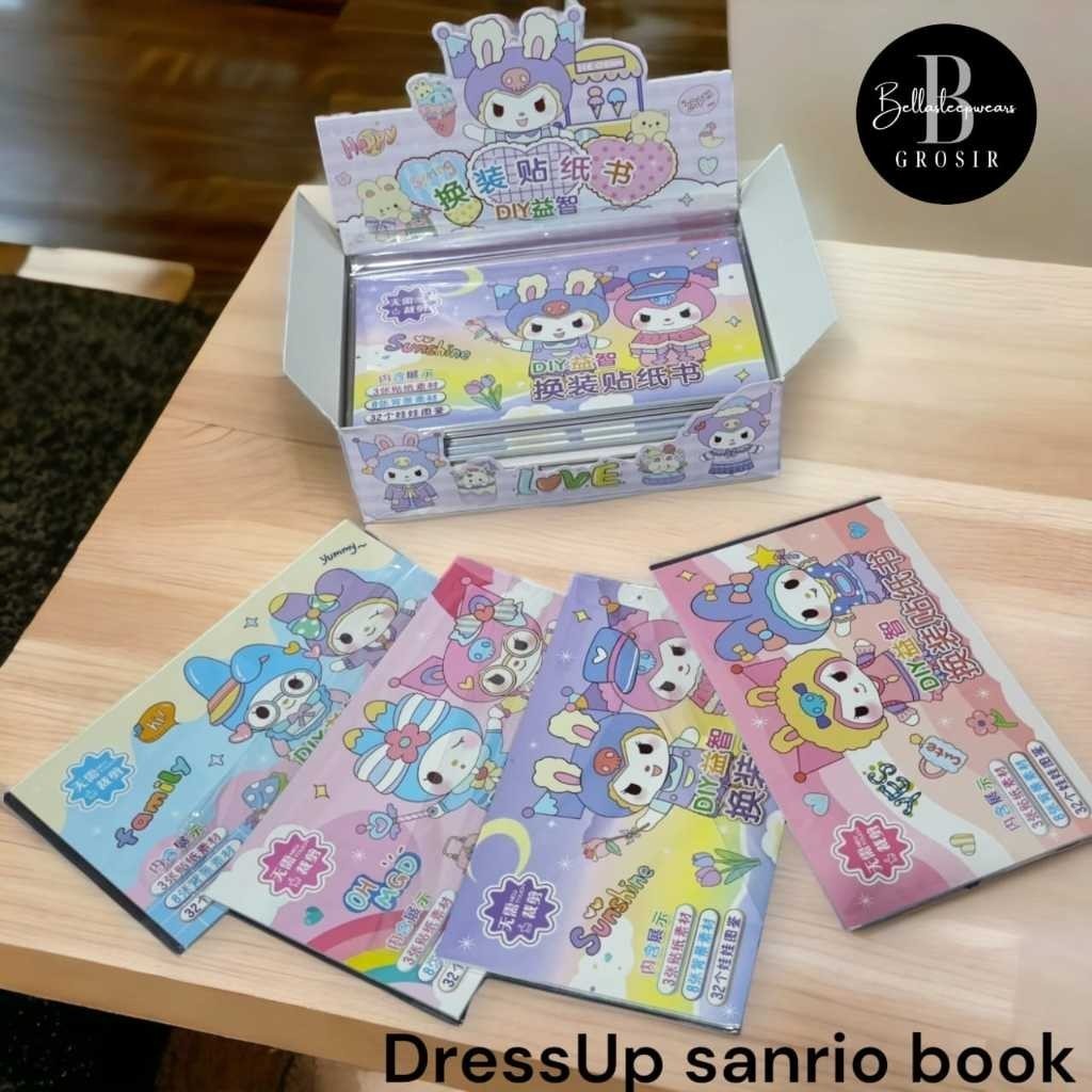 STIKER BUKU DRESS UP KOSTUM
