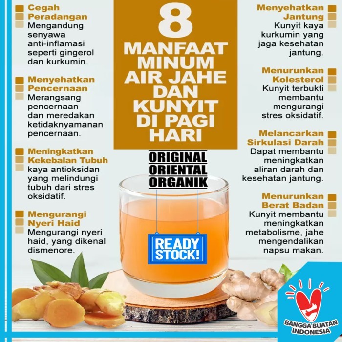 

Bubuk Jamu Kunyit Jahe 100 Gram Organik Premium Food Grade Pure Bumi Indonesia
