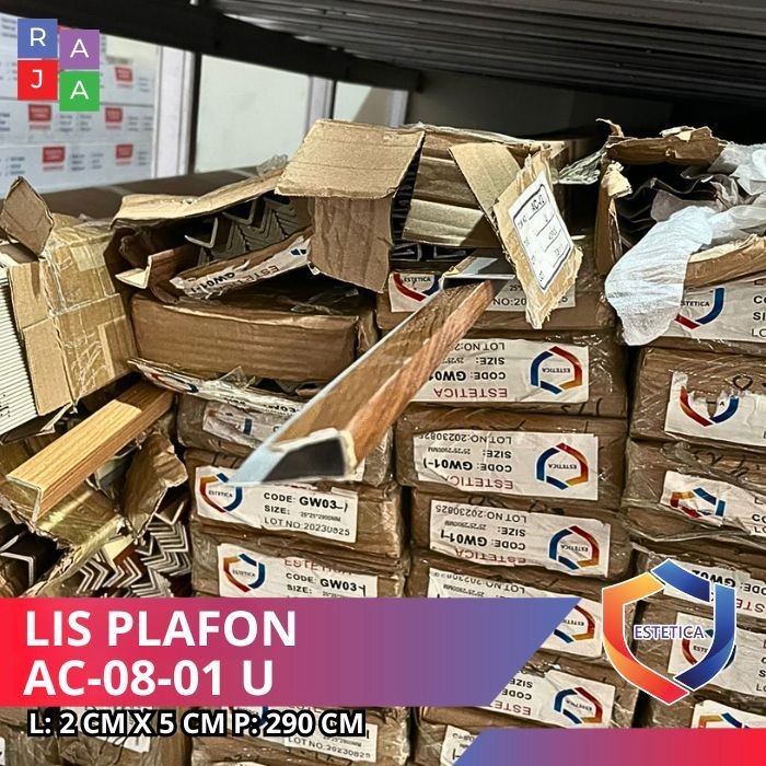 Lis Tutup Untuk WALBOARD DAN PVC BOARD Harga Per Batang