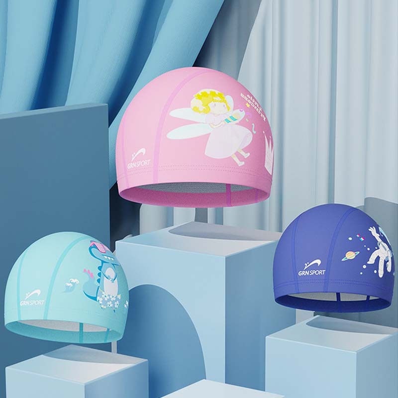 topi renang anak perempuan dan laki laki karakter/ Topi Renang Anak Silicon