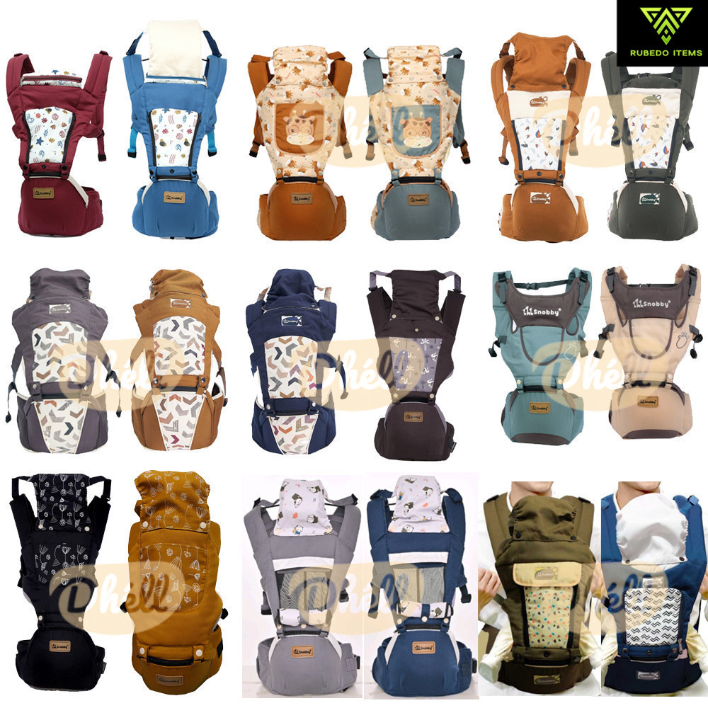 Snobby Gendongan Bayi Hipseat Snobby / Hipseat 6 Posisi