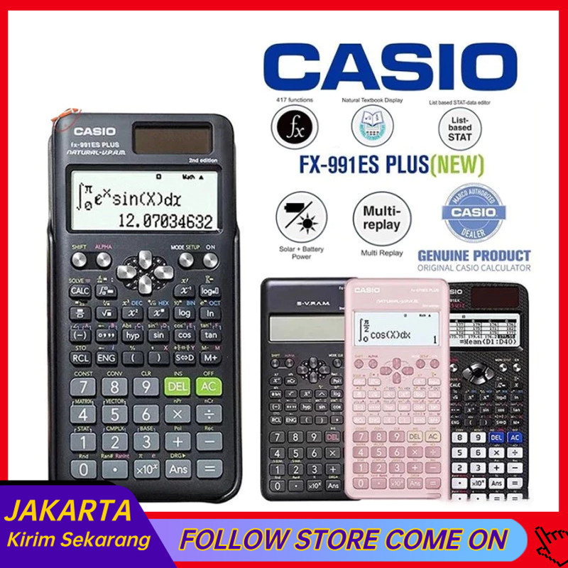 

Kalkulator Scientific Casio ilmiah FX-991EX/991ES-Plus Kalkulator Casio Scientific Calculator Casio Scientific/40 Konstanta Rumus